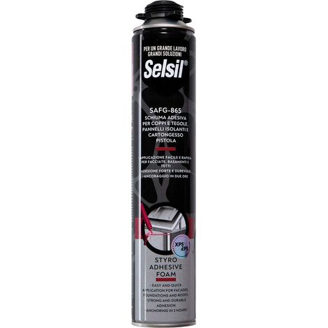 Schiuma Poliuretanica Tegole Coppi per Pistola Selsil Safm 12 Pezzi 750 ml