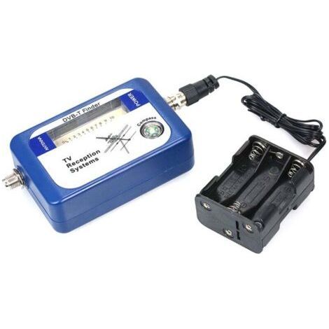 DVB-T Finder Digital Terrestrial TV Antenna Signal Power Strength Meter Pointer TV Reception Systems with Compass (1/4)