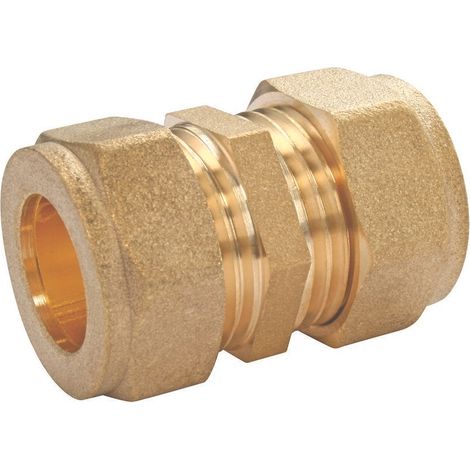 Manchon laiton égal bague laiton à compression - Tube cuivre Ø18 (1/2)