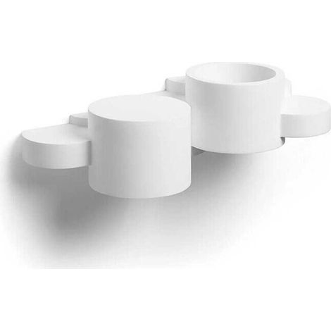 Trade Shop - Kreide Wandleuchte Weiße Wand Modernes Licht Aufstieg G9 G1 GS-E77 TRAVERTIERTE ZYLINDERN - (1/5)