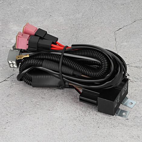 Faisceau de câblage de relais H1/H7 pour phares halogènes de voiture IP46 (1/5)