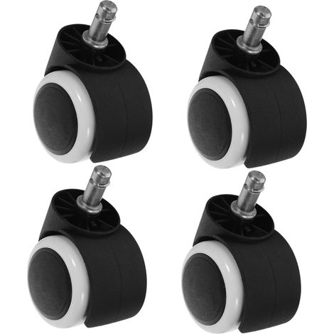 pivotantes pour chaise de bureau axe de 10 mm lot de 4 en (1/5)
