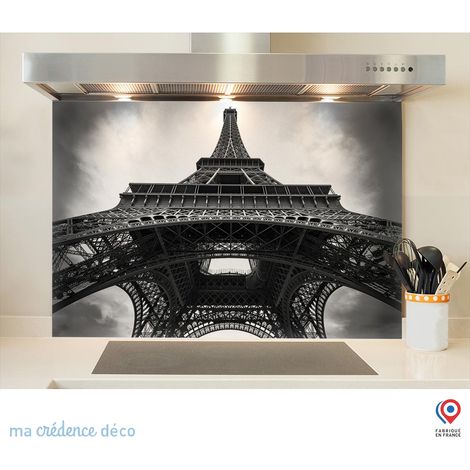 Fond de hotte : Tour-Eiffel - Verre trempé - 70 cm - 60 cm (1/5)