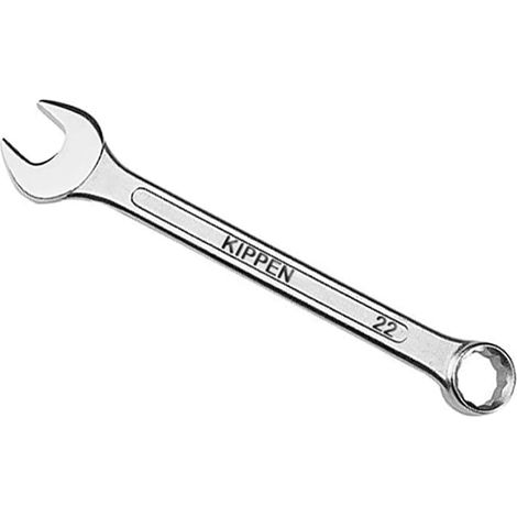 Kippen 1037PA Cle mixte a fourche/anneau 22 mm