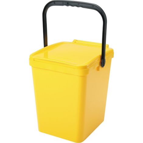 Contenedor para separar basura y residuos - amarillo Urba 21L (1/5)