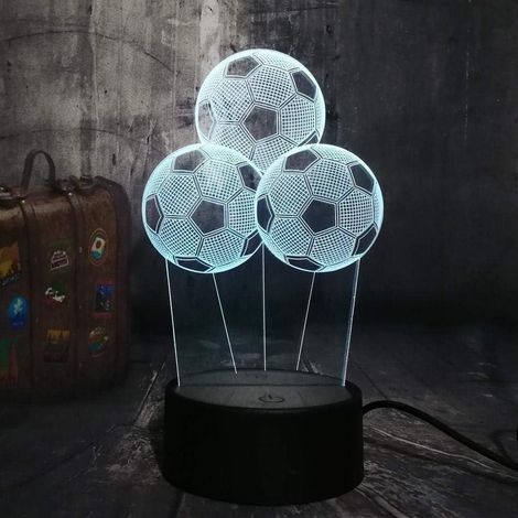 Lampe de chevet LED licorne 3D originale avec 7 couleurs clignotantes et interrupteur tactile, alimentée par USB, lampe de bureau pour chambre d'enfant, cadeau idéal pour la décoration intérieure (1/5)