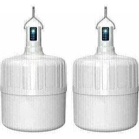 LaBlanc - Luce da campeggio a LED - 3 modalità di illuminazione - Ricaricabile tramite USB - Impermeabile - 24 W - 400 LM - Adatta per la pesca all'aperto - Interruzione di corrente di emergenza - Con