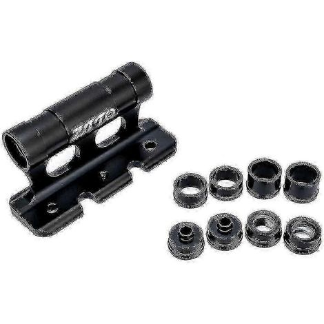 Support de fourche de vélo à axe traversant à dégagement rapide avec porte-bagages de toit pour fourches de dimensions 5x100 mm, 12x100 mm, 15x100 mm et 15x110 mm (usage routier). (1/5)