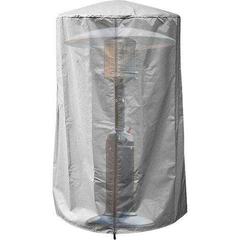 Gris,Housses De Chauffage Extérieur Imperméables, Protections Pour Appareils De Chauffage Domestique, Imperméable En Oxford 210D Avec Fermeture Latérale Pour Jardin Et Extérieur