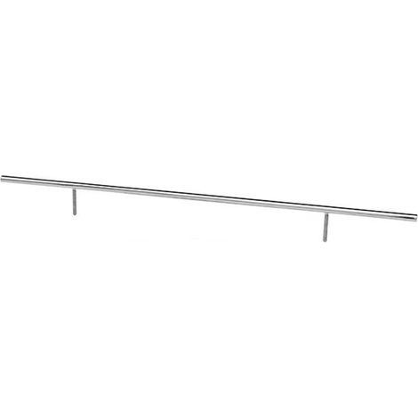 varilla embellecedora alise l520 d8 m5 cromo montada con 2 esparragos 5x50mm.