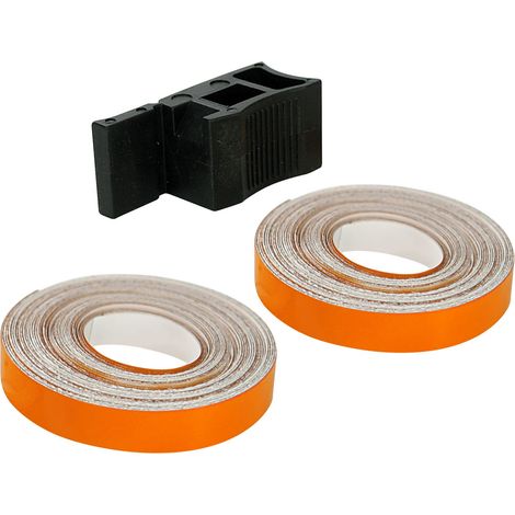 Wheel Stripe Racing, profilo adesivo per cerchi ruota - Arancione (1/2)