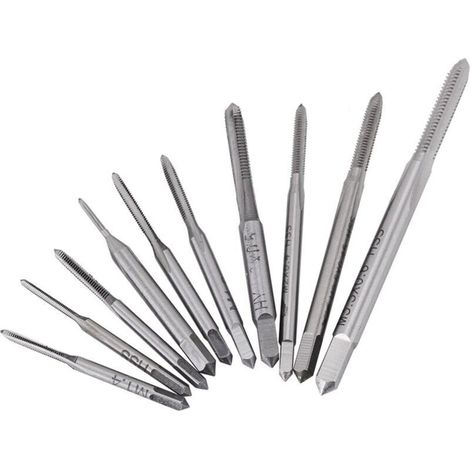 10Pcs Tarauds M1 à M3.5 de Filetage de Main de Machine en Acier à Grande Vitesse Taraudant le Taraudage à Haut Résistant à l'Usure de Vis (1/5)