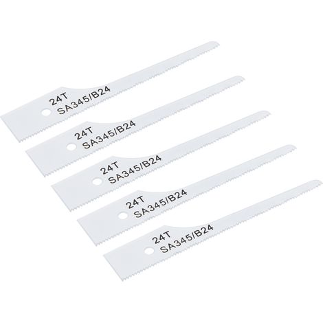 Sealey SA345/B24 74mm HSS Air Saw Blade 24tpi - Pack of 5