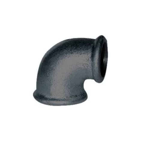 Winkelstück verformbar 90° schwarz, 66x76, weiblich