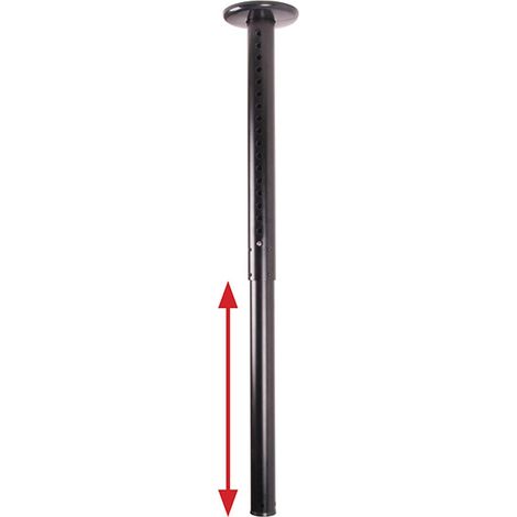 SYSTEM 2 - Ceiling Mount with Ø50mm Adju B-TECH System 2 BT7851 - Composant de montage (système de montage au plafond) - pour Écran LCD - noir