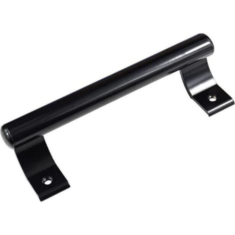 200mm alliage d'aluminium poignée de porte coulissante balcon poignée de porte en verre armoire de salle de bain poignée de porte entrepôt poignée de porte poignée en métal moderne (noir) (1/4)