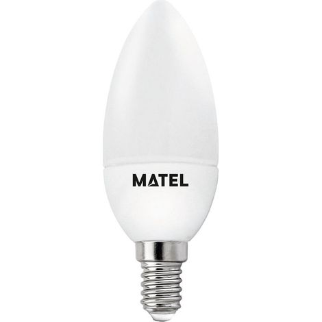Ampoule bougie LED chaude Matel 5w e14 (3 intensités) (1/2)