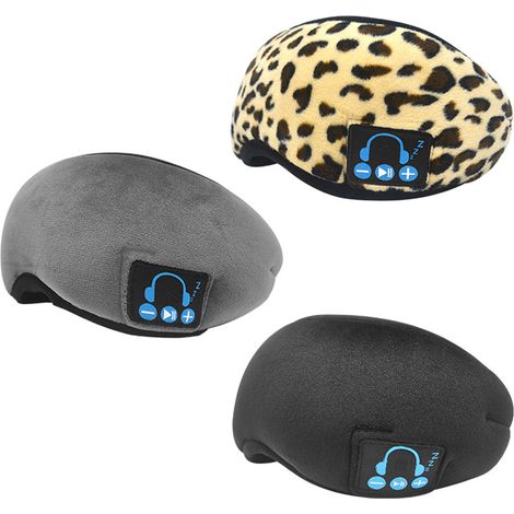 Masque de sommeil Bluetooth écouteurs sans fil 5.0, casque de voyage mains libres pour dormir et faire la sieste. (1/5)