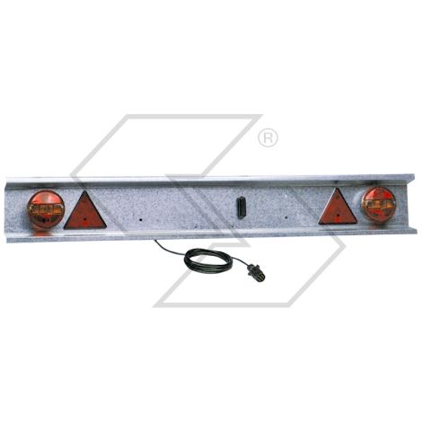 Paraurti posteriore 1800 mm con corredo e cablaggio NEWGARDENSTORE per trattore