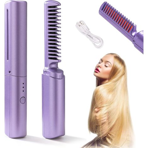 Lisseur rechargeable (rose) (1/5)