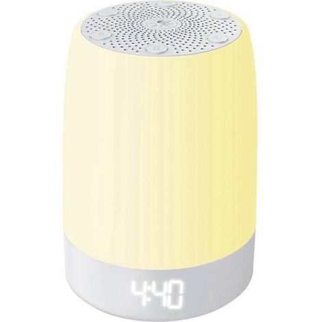 Dormir avec du bruit blanc, lampe d'ambiance respirante, aide au sommeil avec bruit blanc et minuterie intelligente. (1/5)