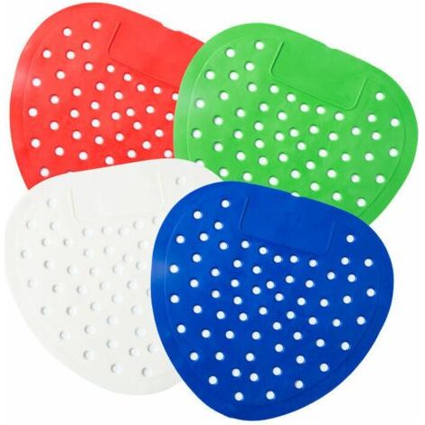 Lot de 12 tapis désodorisants pour urinoir 4 couleurs (1/5)