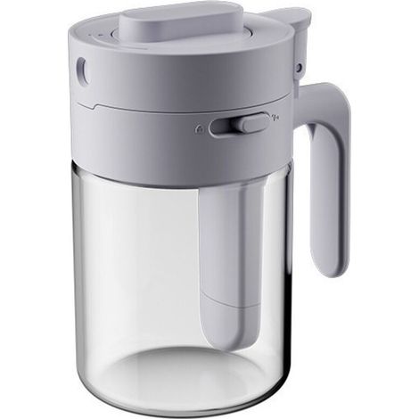 Seasoning and spice storage box, 2-in-1 spice rack, detachable spice jar, comes with a spoon (grey). (1/5)