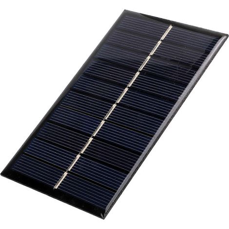 Panneau solaire miniature 2024 en polysilicium, cellule solaire efficace à monter soi-même pour pompe à eau et éclairage public, 1,2 W, 5 V (1/5)