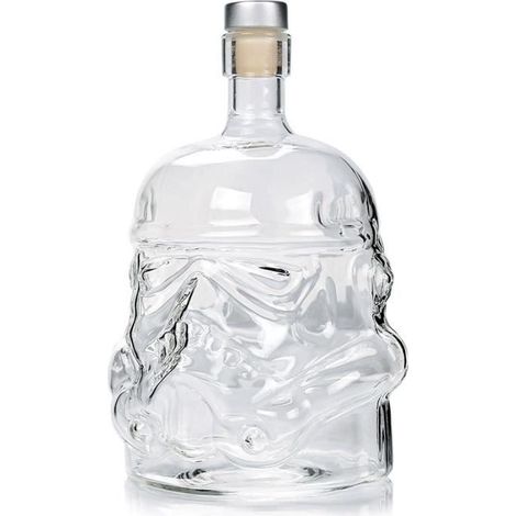 Weinflasche A – Weinglas-Set für Whiskyflasche, Stormtrooper-Helm, Weinkaraffe, Ac (1/4)