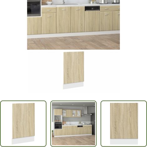 Holzwerkstoff - Geschirrspülerblende Lyon Sonoma-Eiche 45x3x67 cm Holzwerkstoff (1/5)