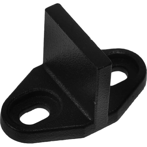Guide de sol pour porte coulissante fer, noir (1/5)