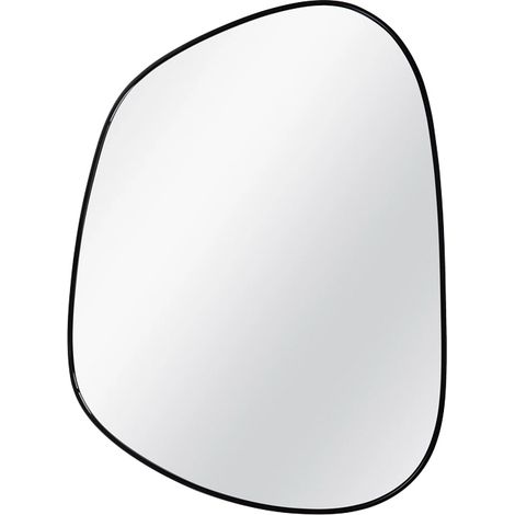 Table Passion - Miroir métal noir organic 50x68 cm (1/3)