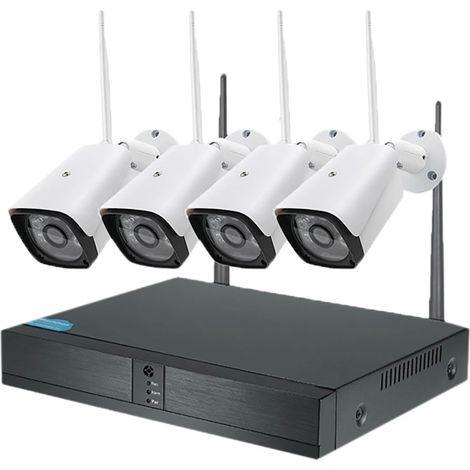 KIT VIDEOSORVEGLIANZA WIRELESS '455020' 1 NVR + 4 telecamere - PROXE