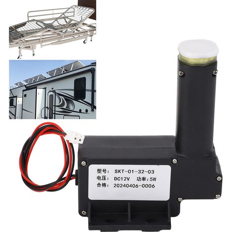 Miniatur-Elektroteleskopstange SKT-01-32-03, Gleichstrom-Elektro-Schubstange, Linearhubstange, kleiner 2000-U/min-Gleichstrommotor (12 V). (1/5)