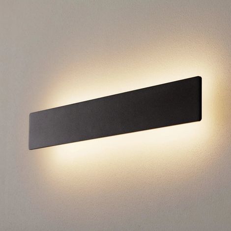 [GEBRAUCHT] B-Ware Ideallux Wandleuchte Wandlampe Led Zig Zag Schwarz Aluminium 53 Cm