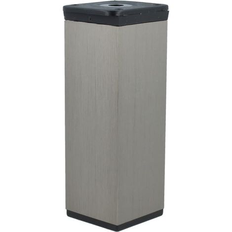 Möbelfuß Aluminiumfuß Sofafuß Höhenverstellbar Kommodenfüße Edelstahl 120mm
