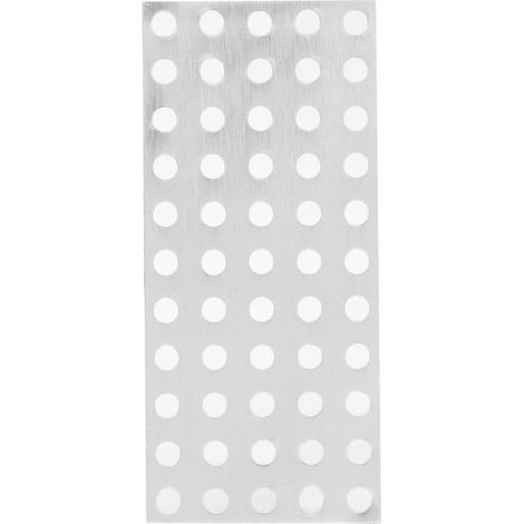 3116-0040-0088 Plaque en treillis d'aluminium, buse en treillis, pièce pour robot industriel (5 x 11 trous, 40 x 88 mm)