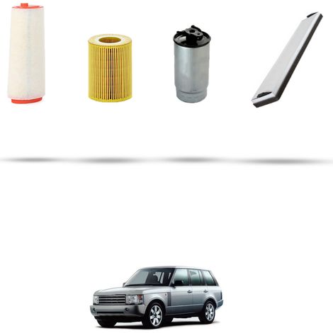 Kit tagliando 4 filtri compatibile con Land Rover III (L322) 3.0 TDV6 130kw dal 2002 (1/5)