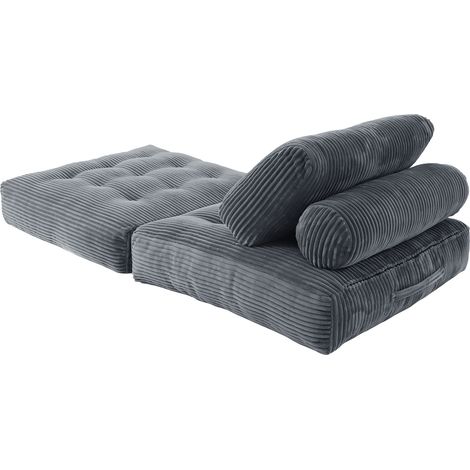 Fauteuil‑canapé au Sol Compact Beige, Fauteuil de Détente Confortable pour Salon et Chambre à Coucher (1/5)