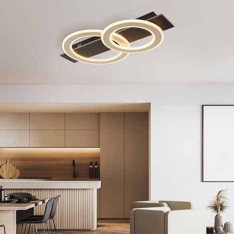 Deckenleuchte Designlampe LED Wohnzimmerlampe Schlafzimmerleuchte L 63 cm