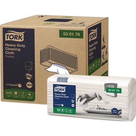 TORK 530179 Lingettes nettoyantes 1 couches (1/3)