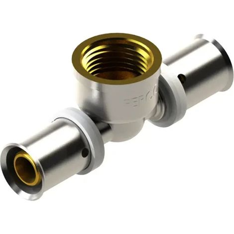 Duo Press Té Femelle Métal 16-1/2" Multicouche