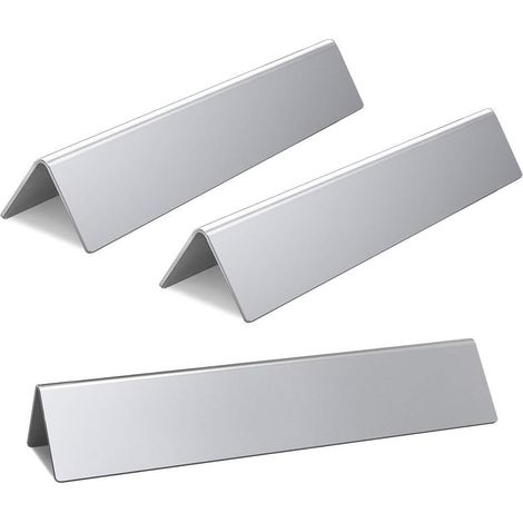 7635 BBQ barbecues à gaz en Acier Inoxydable Barres de Surface pour Spirit 200 Series Rails of Aromas (Lot de 3/38.74 cm x 8.89 cm x 6.35 cm) (1/5)