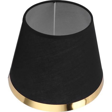Abat-jour de lampe de table, abat-jour en tissu, abat-jour solide minimaliste européen, abat-jour moderne avec film intérieur en tissu, convient aux lampes sur pied à culot à vis E27, aux lampes de ta (1/5)