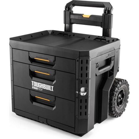 StackTech Rolling 3-Tiroirs Locking Box - TOUGHBUILT - TB-B1-D-R93-BEA