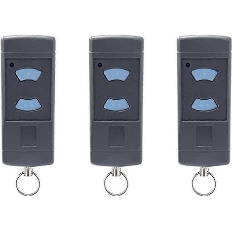 Lot de 3 télécommandes de porte de garage portables pour les modèles HSE2-868 et HSE4-868 (1/5)