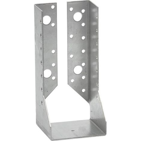 Simpson Strong Tie – Sabot de charpente 64x118mm – Acier galvanisé 2mm – Installation rapide – Pour bois dur et teck – Discret et efficace