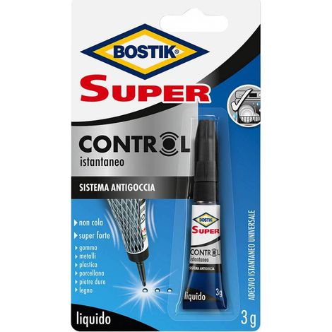 12 x BOSTIK SUPER CONTROL ISTANTANEO 3 G BLISTER