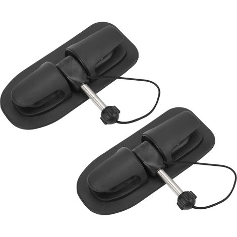 Support de pagaie universel pour bateau gonflable, kayak, canoë, canot, radeau – 1 paire de verrous à pagaie avec noyau en fer 0,4 pouce, fixation robuste (1/5)