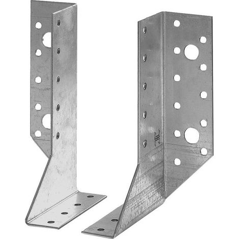 Sabot de Charpente à Ailes Extérieures à 2 Éléments - 80x30x98x2.0 mm - D-Work